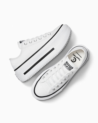 Chuck Taylor All Star Lift Double Stack Platform Canvas White/Black/White