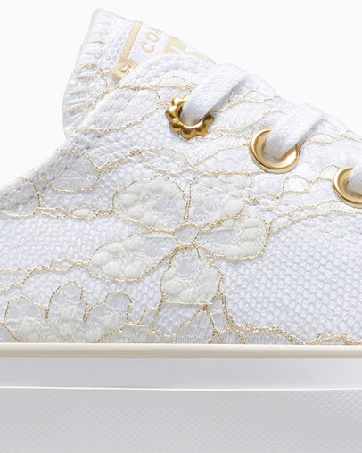 Chuck Taylor All Star Lift Platform Pearls Women's Low Top Shoe