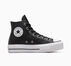 Chuck Taylor All Star Leather Platform Black/Black/White