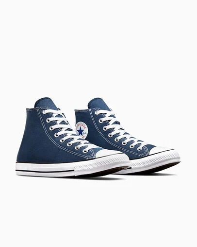 Chuck Taylor All Star Canvas Navy, Top and Side View