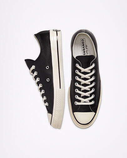 Seasonal Color Leather Chuck 70 Black/Egret/Egret