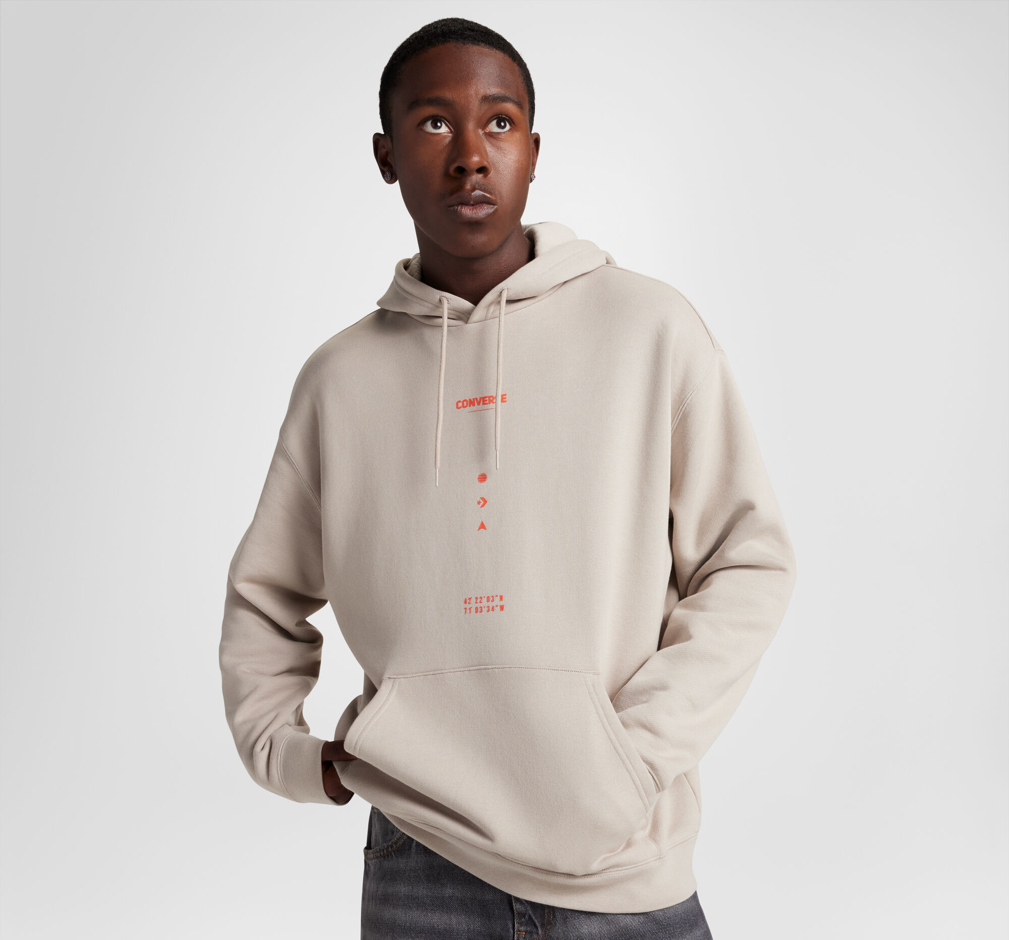 Premium Coordinates Loose Hoodie Men's Hoodie. Converse.com