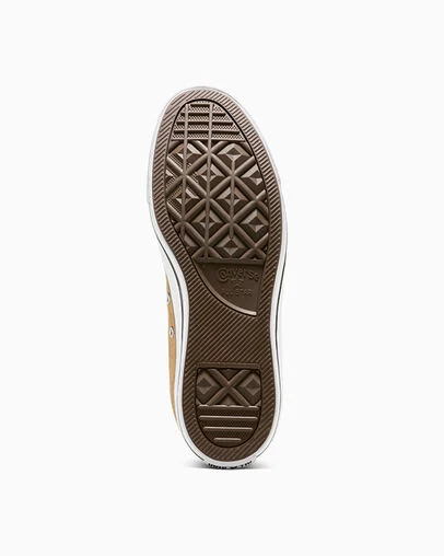 Chuck Taylor All Star Mixed Material Incensed/Camel Coated/White, Outsole View