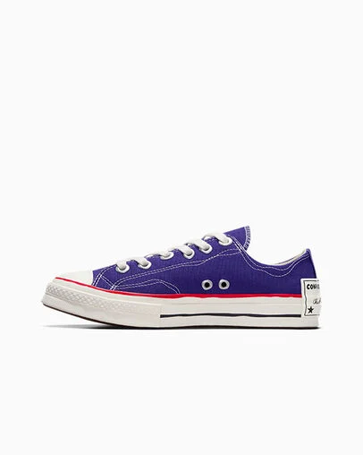 Chuck 70 Sketch Court Purple/Egret/Red, Inner Side View