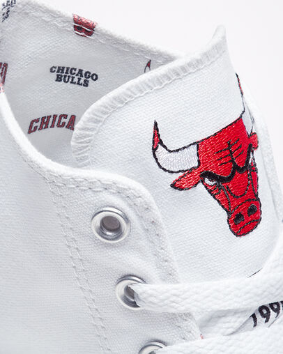 Chicago Bulls Converse x NBA Chuck Taylor All Star White/White/White