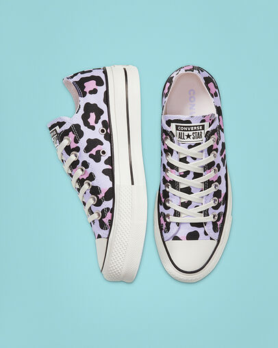 Leopard Platform Chuck Taylor All Star Vintage White/Multi/Black