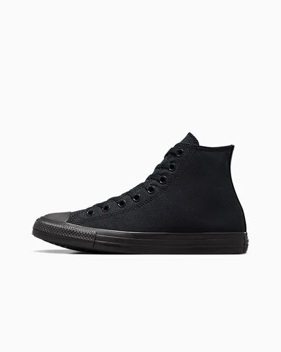 Chuck Taylor All Star Canvas Black Monochrome, Inner Side View