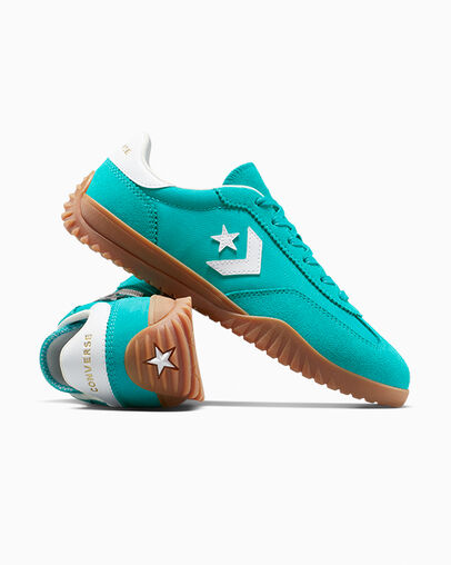 Run Star Trainer Rapid Teal/White/Honey, Detail Angle View