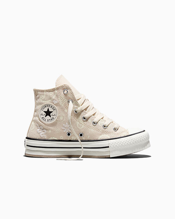 Chuck Taylor All Star EVA Lift Platform Paisley Pop Big Kids High