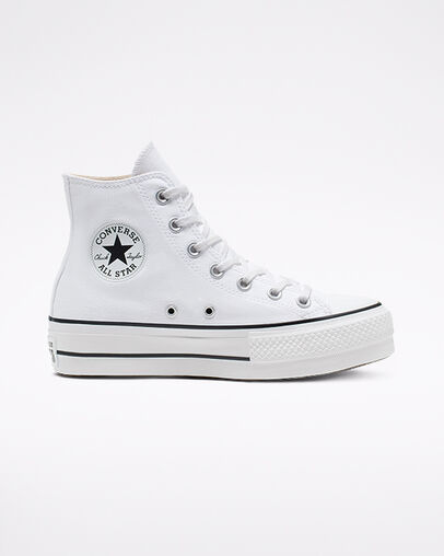 Chuck Taylor All Star Canvas Platform High Top White/Black/White