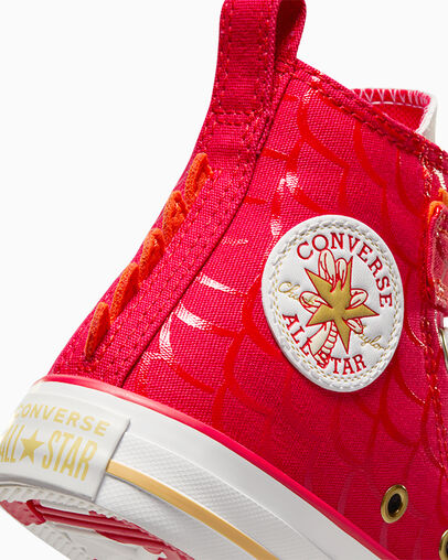Chuck Taylor All Star Easy-On Lunar New Year Dragon Red/White/Gold, Detail Angle View