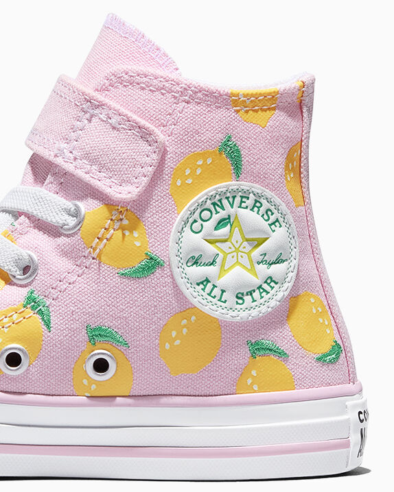 Chuck Taylor All Star Embroidered Citrus Easy On Little Kids High