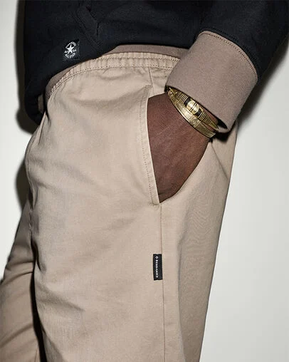 Straight Leg Pants Vintage Cargo Brown