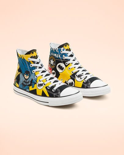 Converse x Batman Chuck Taylor All Star Black/White/Lemon Chrome