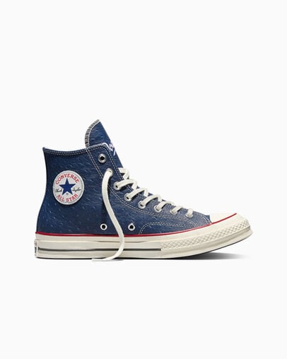 Converse x Dodgers x UNDEFEATED Chuck 70 Navy/Egret/Red, Outer Side View