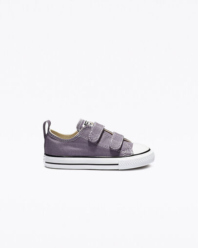 Chuck Taylor All Star Seasonal Hook and Loop Low Top Moody Purple/Natural Ivory