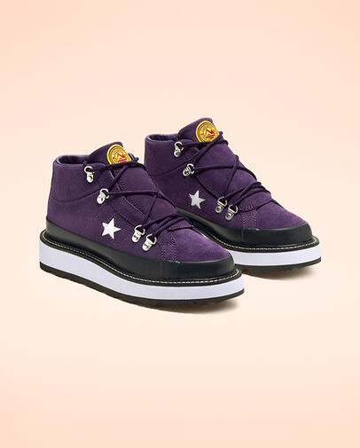 Fleece Lined Boot One Star Grand Purple/Black/White