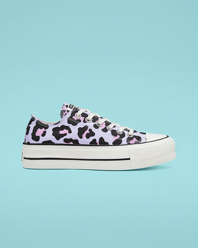 Leopard Platform Chuck Taylor All Star Vintage White/Multi/Black