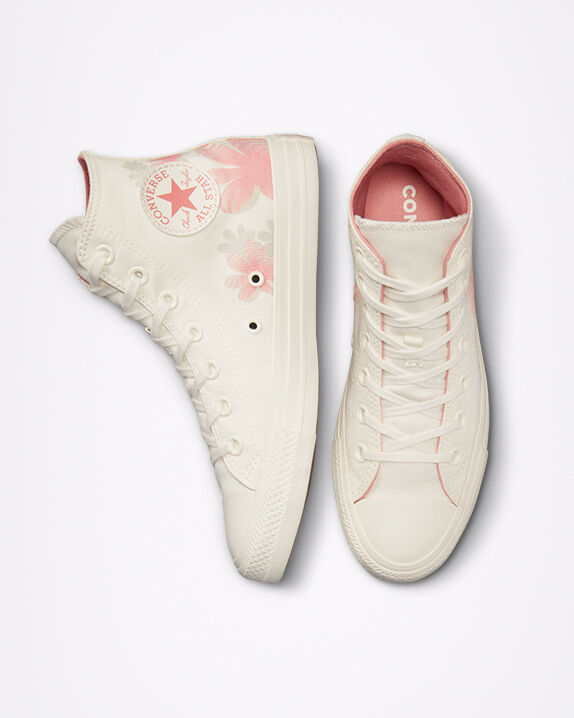 converse shoes flowers
