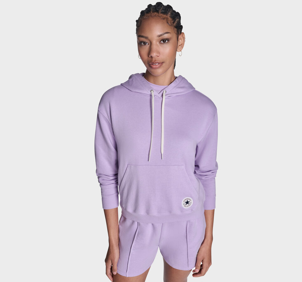 Chuck Taylor Patch Pullover Hoodie Lavender Latte Purple