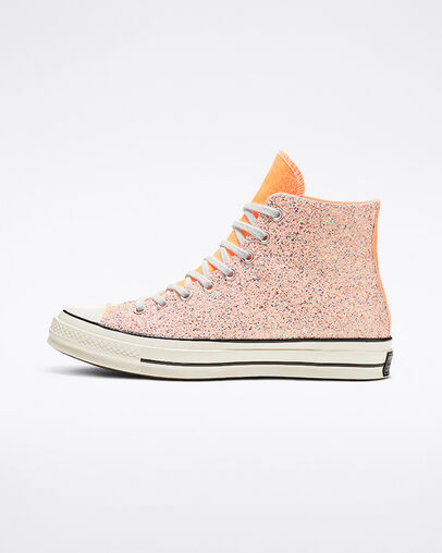 Converse x JW Anderson Glitter Chuck 70 High Top Nasturtium/Egret/Black