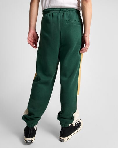 Retro Knit Sweatpants Green Envy, Full Body View