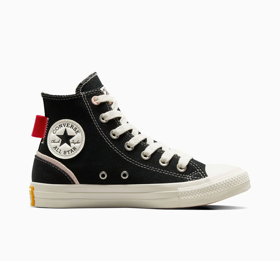 Chuck Taylor All Star Black/Red/Egret