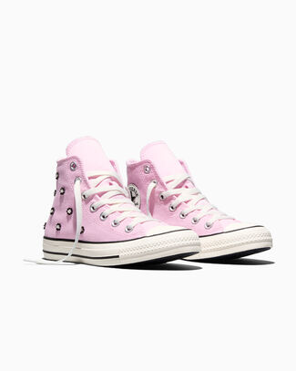 Chuck Taylor All Star Beads New Found Bloom Pink/Egret/Black, Outer Side View