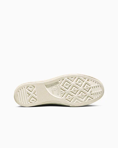Chuck 70 Woven Leather Hay Day/Hay Day/Egret, Outsole View