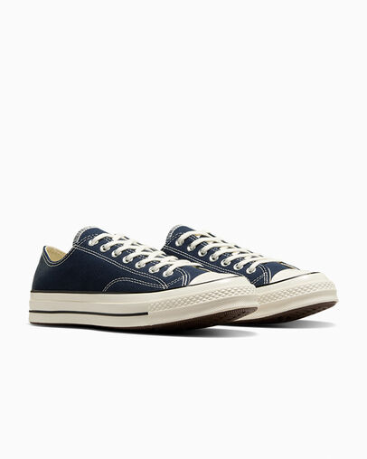 Chuck 70 Canvas Obsidian/Egret/Black, Top and Side View