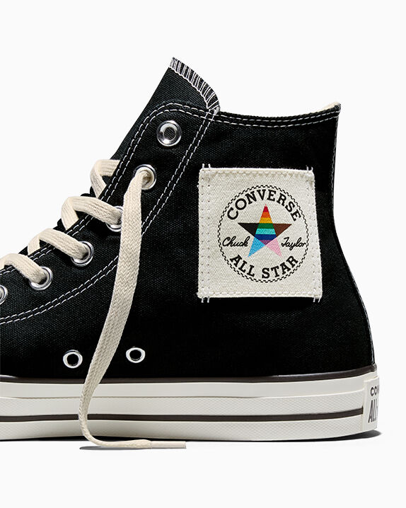 Chuck Taylor All Star Pride Patch Unisex High Top Shoe. Converse.com