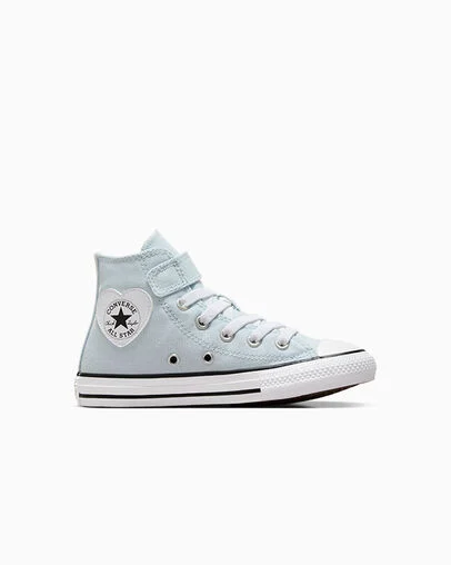 Chuck Taylor All Star Heart Patch Easy-On Winter Slay Blue /White/Black, Outer Side View