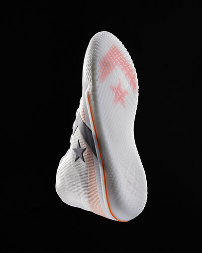 All Star Pro BB High Top White/Bold Mandarin/Black