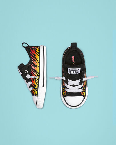 Into The Flames Chuck Taylor All Star Street Slip Black/Fresh Yellow