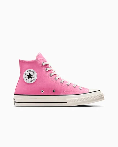 Chuck 70 Canvas Pink/Egret/Black, Outer Side View