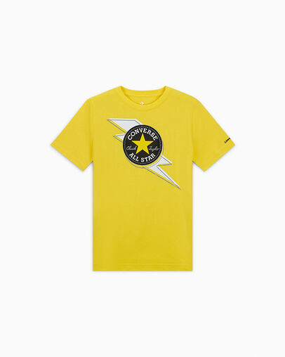 Lightning Bolt T-Shirt Golden Wren, Front View