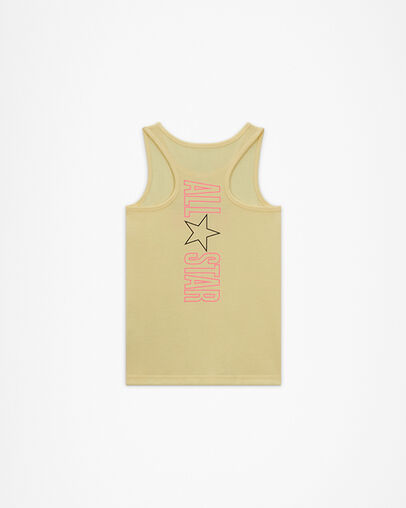 All Star Graphic Tank Naples Yellow, Back View