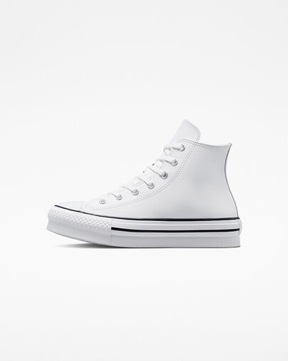 all star leather white