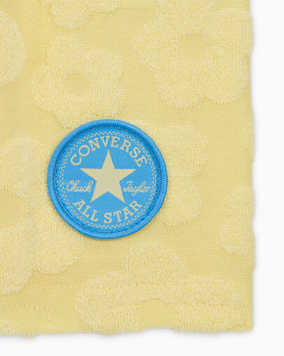 Chuck Patch T-Shirt & Biker Short Set Like Butter, Full Body View