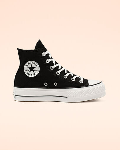 Chuck Taylor All Star Canvas Platform High Top Black/White/White
