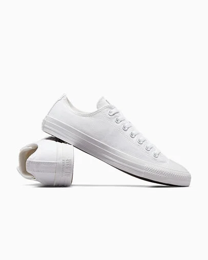 Chuck Taylor All Star Canvas White Monochrome, Detail Angle View