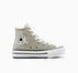 Chuck Taylor All Star EVA Lift Platform Embroidered Florals Pale Surplus/White/Violet Heat