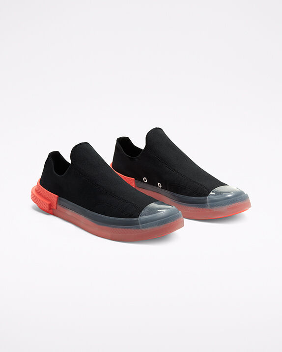 maroon converse slip ons