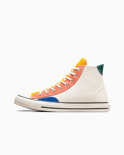 Chuck Taylor All Star Patchwork Egret/Yellow/Blue, Inner Side View