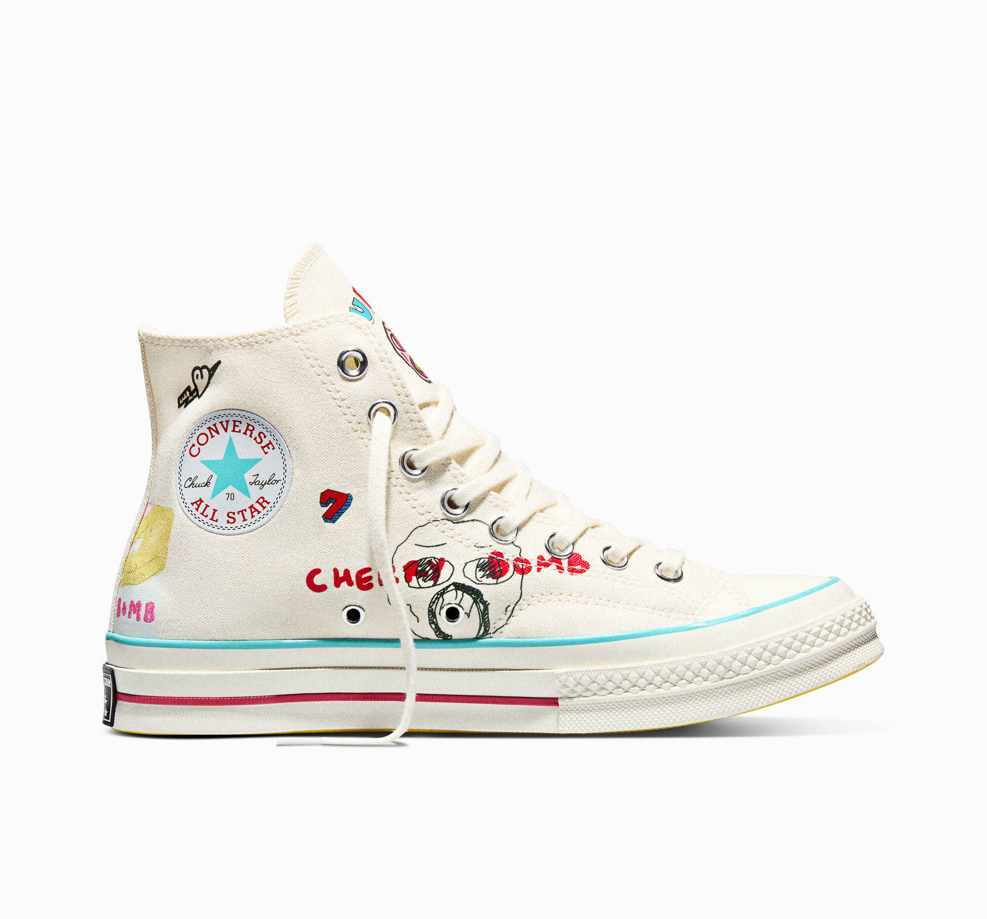 ​Chuck 70 Cherry Bomb Canvas Unisex High Top Shoe. Converse.com