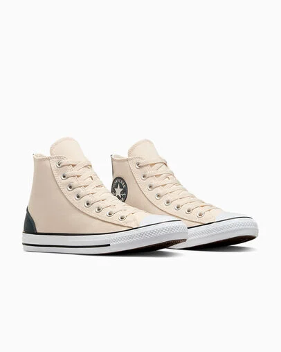 Chuck Taylor All Star Natural Ivory/Natural Ivory, Top and Side View