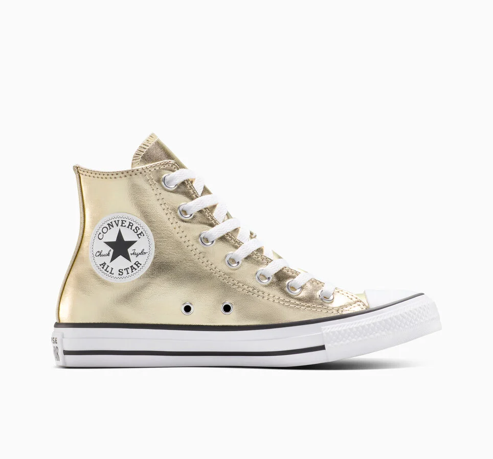 Chuck Taylor All Star Metallic Metallic Light Gold/White