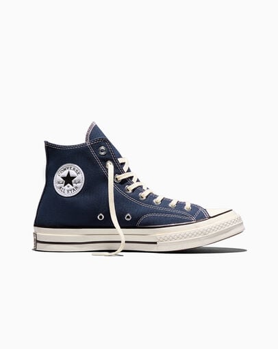 Chuck 70 Canvas Obsidian Blue/Egret/Black, Outer Side View