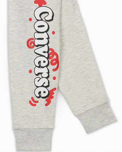 Squiggle T-Shirt & Joggers Set Grey Heather, Full Body View