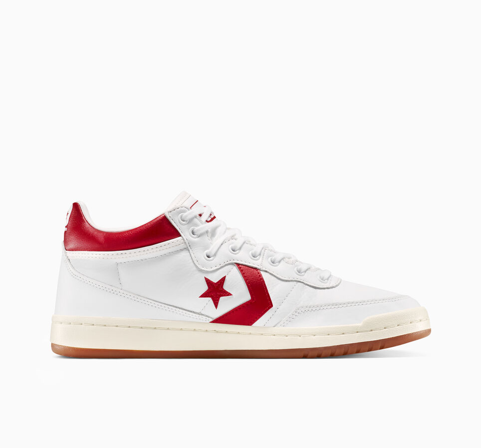 CONS Fastbreak Pro Leather & Metallic White/Red/Egret